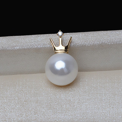 Solid 18Ct Gold Necklace + Freshwater Pearl 18ct Gold Pendent Fine and Luxurious