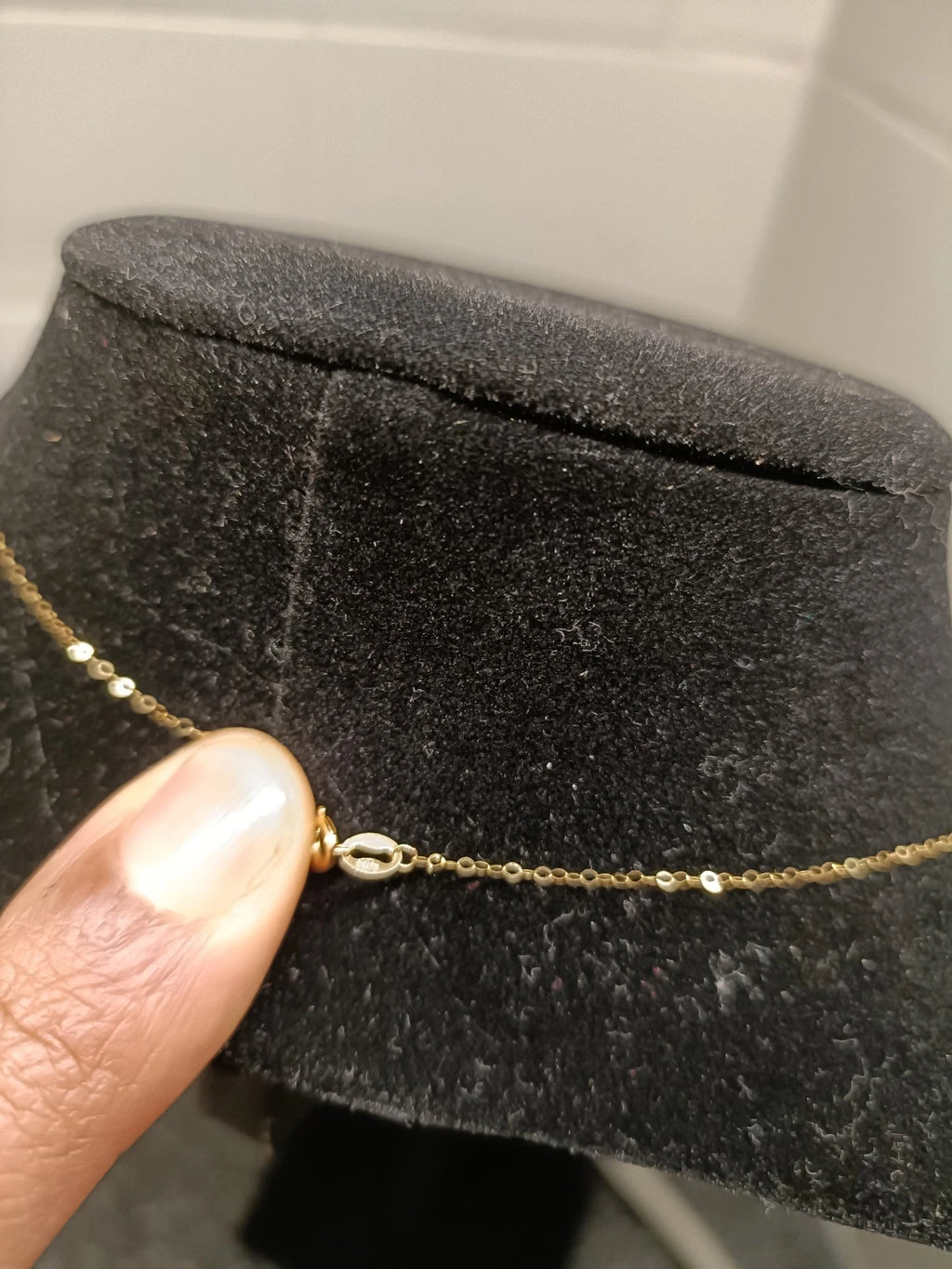 18ct Solid Gold Necklace + 24ct Solid Gold Heart Pendant Cute And Elegant